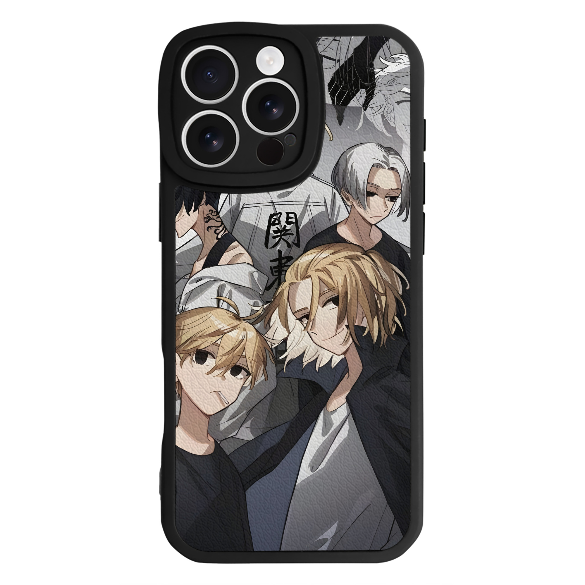 （画像用） 東京リベンジャーズ Tokyo Revengers 【iPhone 16シリーズ対応】シリコンスマホケース（レザー調） 材質：シリコン